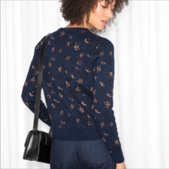 & OTHER STORIES metallic dot wool sweater - Picture 3 of 7